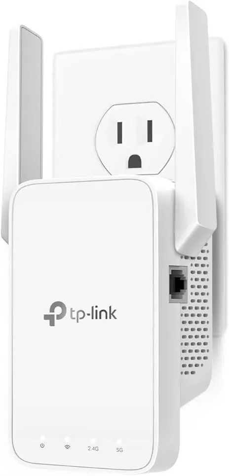 WIFI EXTENDER AC1200 RE315, DUAL BAND 5GHz/2.4GHz, 1.2Gbps HOME SIGNAL BOOSTER, UP TO 1600 Sq.ft AND 32 DEVICES, EASY MESH, 1x ETHERNET PORT, TP-LINK