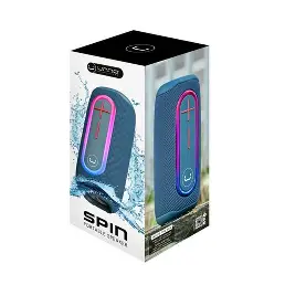 [73049] SPEAKER SPIN BLUE BLUETOOTH/SD CARD/ 3.5MM/ USB 6 HOURS WATERPROOF UNNO TEKNO