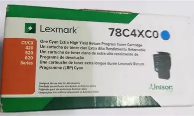 [1701] TONER 78C4XC0 CYAN 5K PGS EXTRA HIGH YIELD LEXMARK