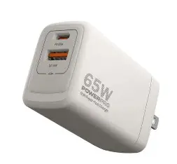 [62064] WALL FAST CHARGER GaN 65W DUAL PORT TYPE A & C - UNNOTEKNO