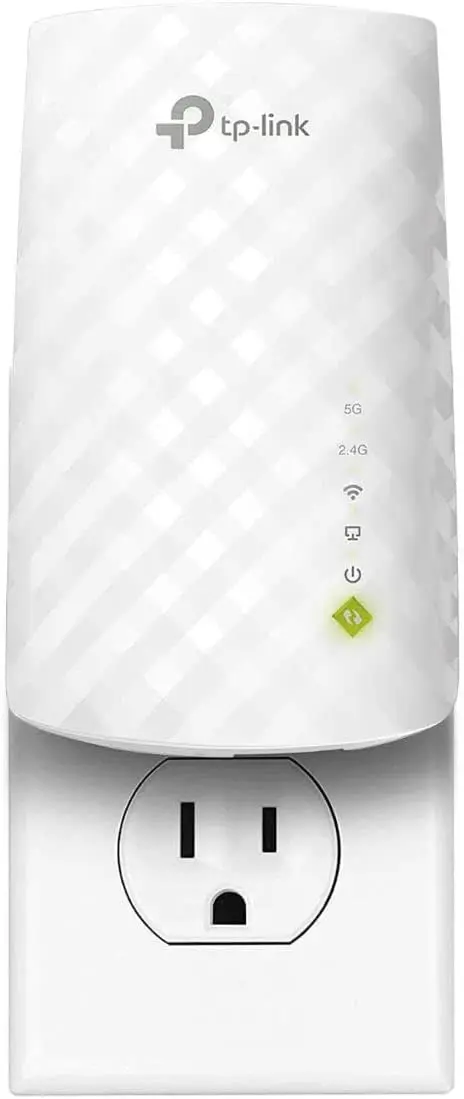 [4763] WIFI EXTENDER AC750 RE220, DUAL BAND 5GHz/2.4GHz, 1xETHERNET PORT, UP TO 1,200 SQ FT AND 30 DEVICES, TP-LINK